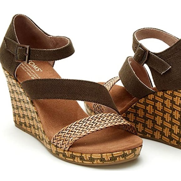 TOMS TOMS Women's Clarissa Wedge size 7.5 - Picture 3 of 10